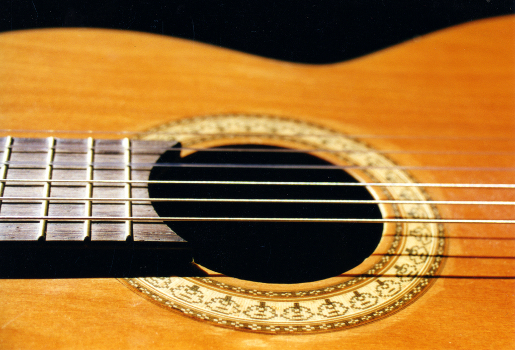 Close up guitar